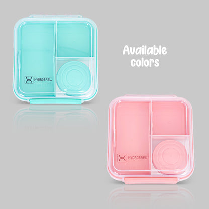 HYDROBREW 3/4/5 Convertible 1250ml Bento Lunch Box - Green