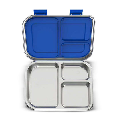 Hydrobrew 3 Compartment Bento Steel Lunch Box - Blue