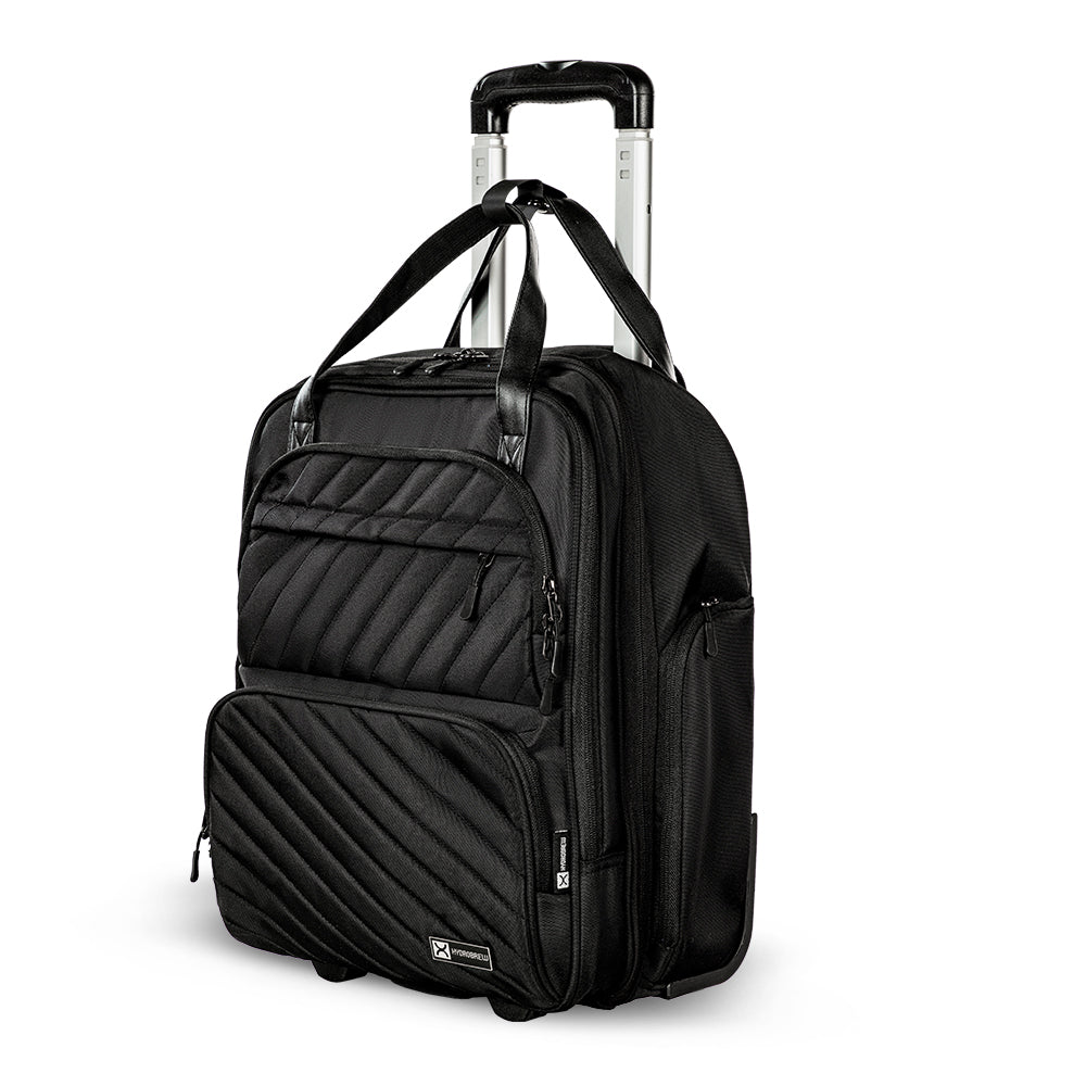 HYDROBREW Trolley 17 inch Travel Bag - Black | 2-in-1 Handbag & Cabin Trolley