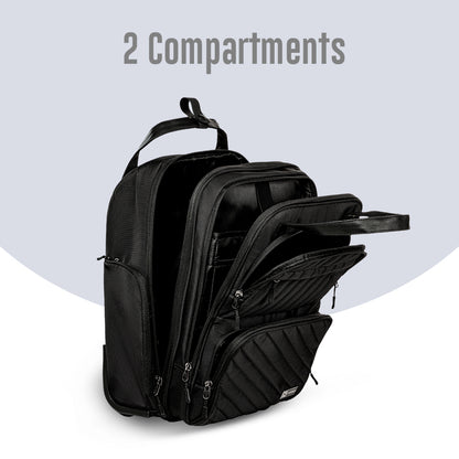 HYDROBREW Trolley 17 inch Travel Bag - Black | 2-in-1 Handbag & Cabin Trolley