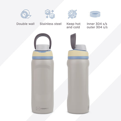 Hydrobrew Sip Switch Stainless Steel Water Bottle - Urban Stone