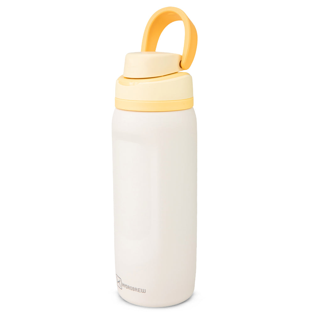 Hydrobrew Personalized Sip Switch Stainless Steel Water Bottle - Soft Latte
