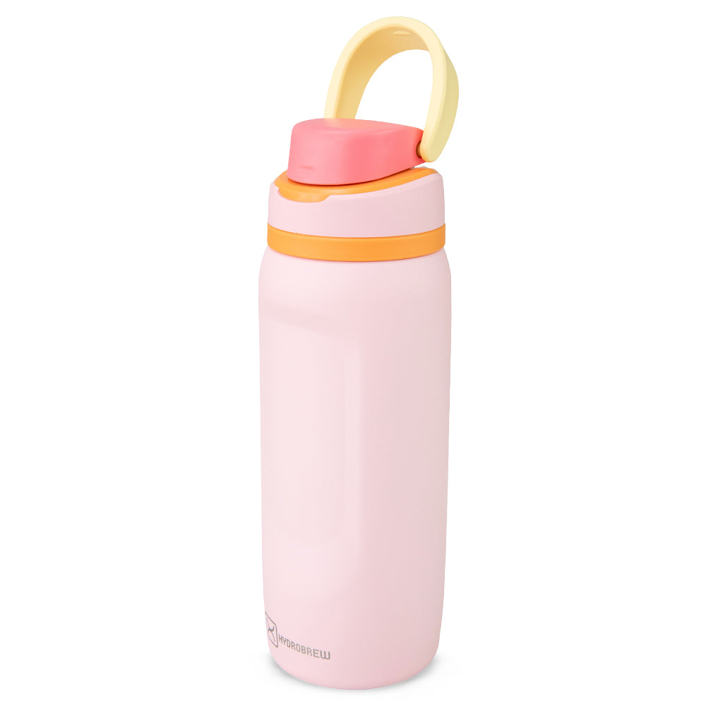 Hydrobrew Sip Switch Stainless Steel Water Bottle - Pink Sorbet