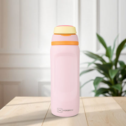 Hydrobrew Sip Switch Stainless Steel Water Bottle - Pink Sorbet