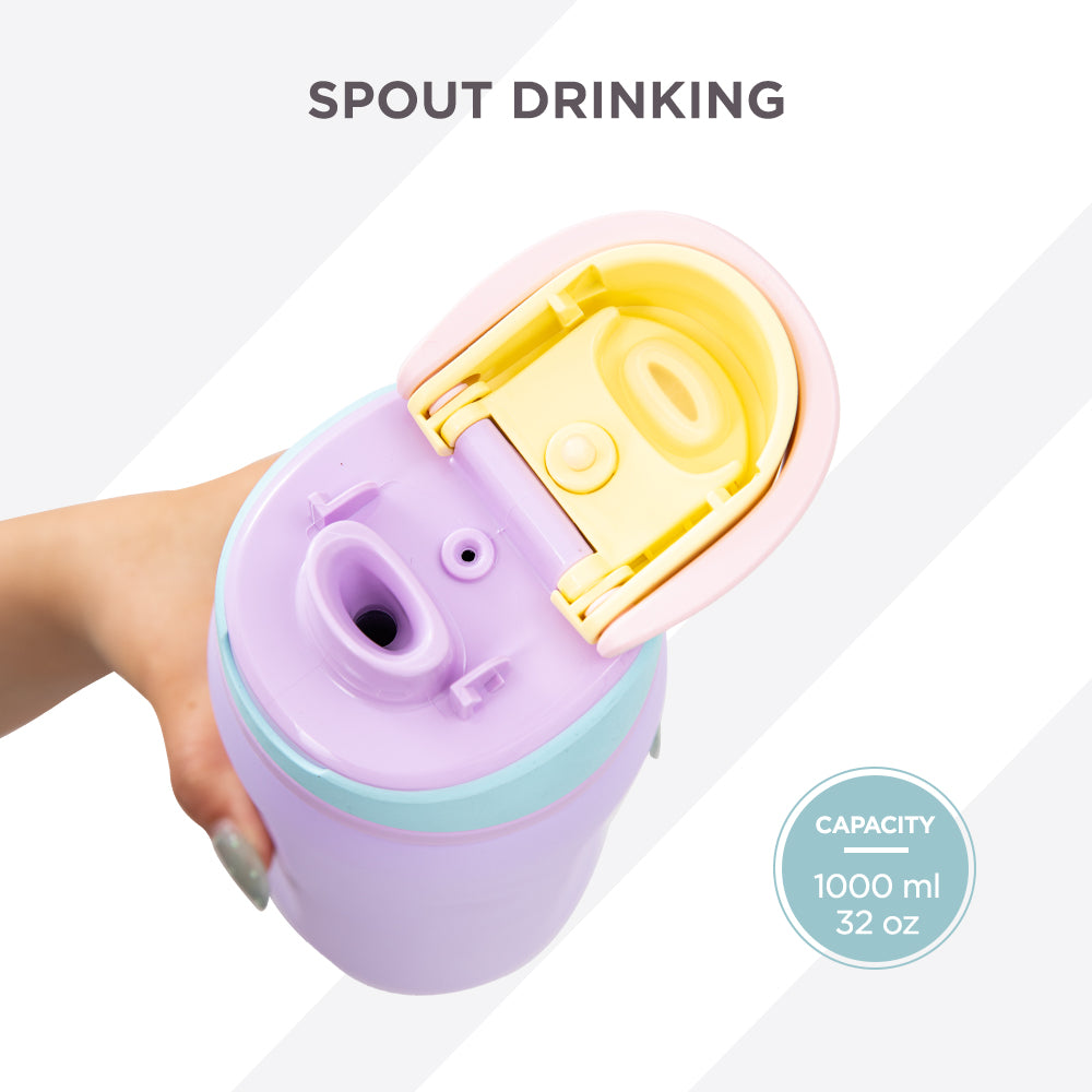 Hydrobrew Sip Switch Stainless Steel Water Bottle - Berry Cream