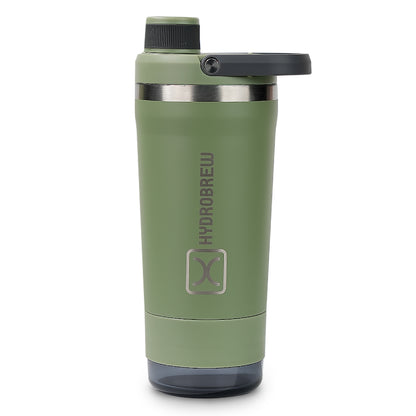 Hydrobrew Sip Core Stainless Steel Bottle w/t Tritan™ Container - 18/8 Premium Double Wall Stainless Steel - URBAN STONE