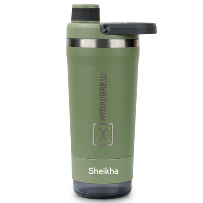 Hydrobrew Personalized Sip Core Stainless Steel Bottle w/t Tritan™ Container - 18/8 Premium Double Wall Stainless Steel - URBAN STONE