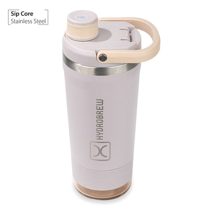 Hydrobrew Sip Core Stainless Steel Bottle w/t Tritan™ Container - 18/8 Premium Double Wall Stainless Steel - OLIVE SAGE