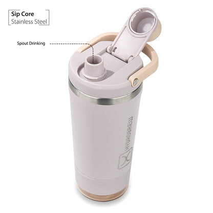 Hydrobrew Sip Core Stainless Steel Bottle w/t Tritan™ Container - 18/8 Premium Double Wall Stainless Steel - OLIVE SAGE