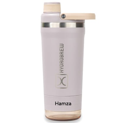 Hydrobrew Personalized Sip Core Stainless Steel Bottle w/t Tritan™ Container - 18/8 Premium Double Wall Stainless Steel - OLIVE SAGE