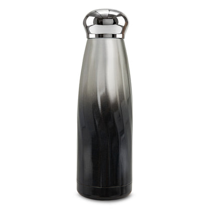 Hydrobrew Double Wall Stainless Steel Water Bottle 420ml – Leakproof Insulated Bottle, Graphite Glow