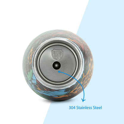 Hydrobrew Double wall Stainless Steel Water Bottle 500ML  - Wild Tropic