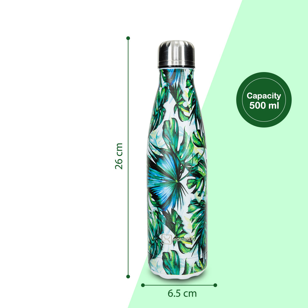 Hydrobrew Double wall Stainless Steel Water Bottle 500ML  - Palm Grove