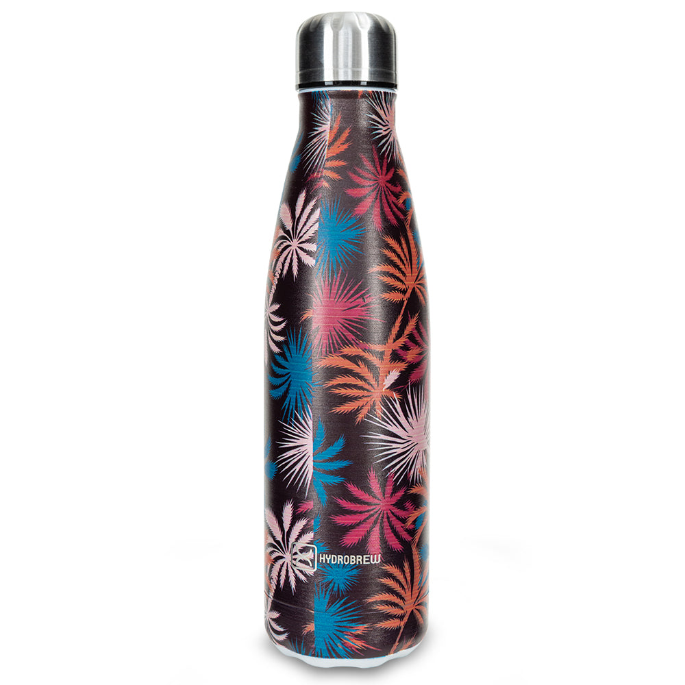 Hydrobrew Double wall Stainless Steel Water Bottle 500ML  - Midnight Tropics
