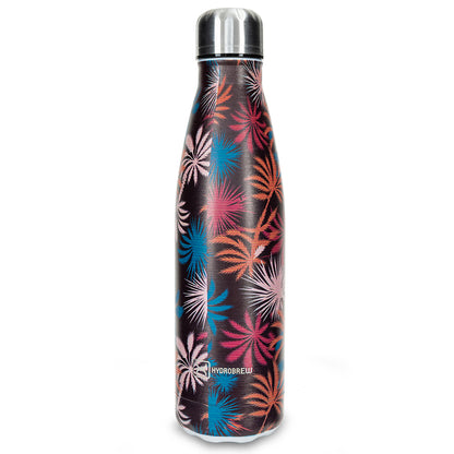 Hydrobrew Double wall Stainless Steel Water Bottle 500ML  - Midnight Tropics