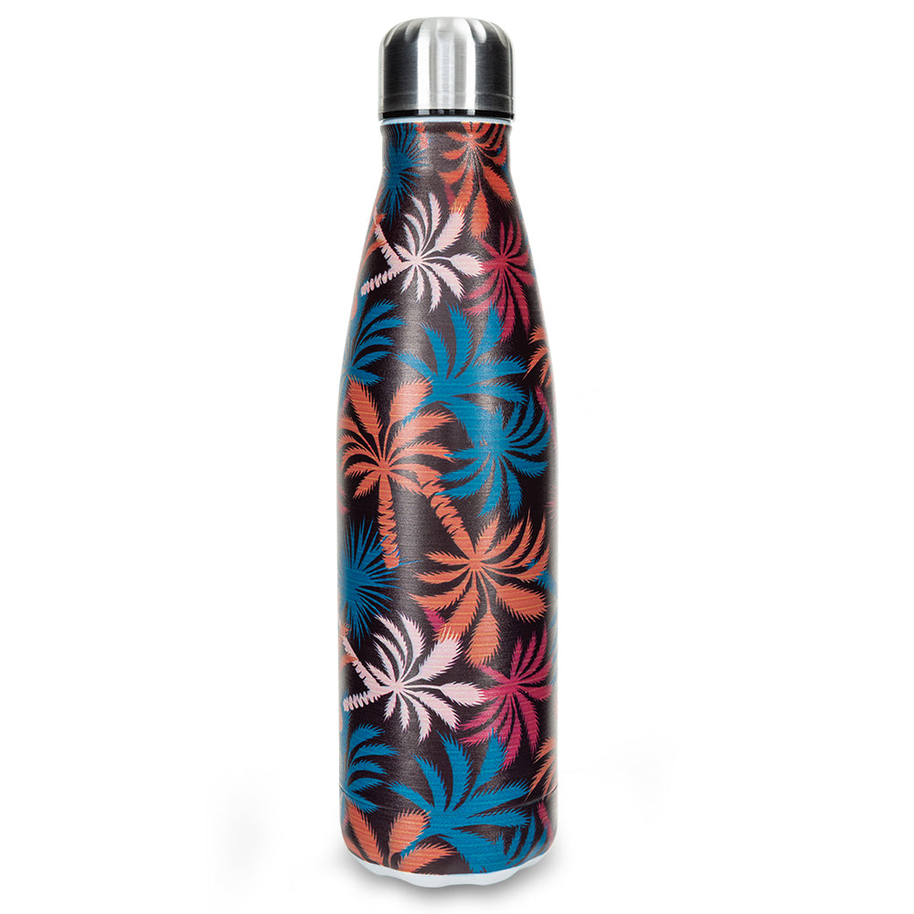 Hydrobrew Double wall Stainless Steel Water Bottle 500ML  - Midnight Tropics