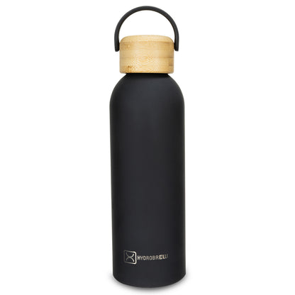 Hydrobrew Double Wall Stainless Steel Water Bottle 500ML  - Black