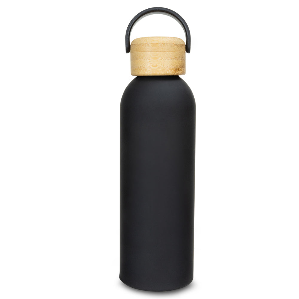 Hydrobrew Double Wall Stainless Steel Water Bottle 500ML  - Black