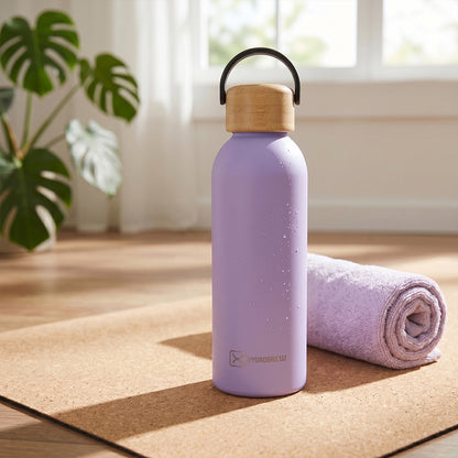Hydrobrew Double Wall Stainless Steel Water Bottle 500ML  - Purple