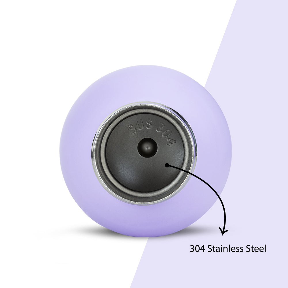 Hydrobrew Double Wall Stainless Steel Water Bottle 500ML  - Purple