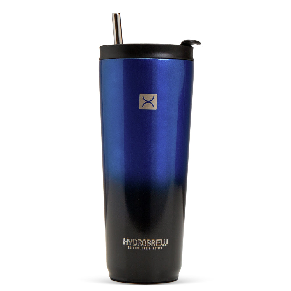 HYDROBREW Vacuum Insulated Quencher Mug, 700ml Blue