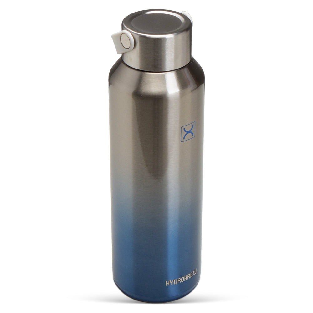 HYDROBREW Vacuum Insulated Water Bottle, 710ml, Silver