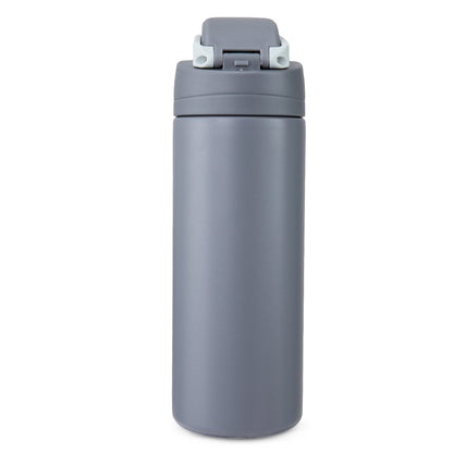 Hydrobrew SipSwitch Insulated Water Bottle 720ml – Leakproof, Stainless Steel, Straw & Spout Lid -Graphite