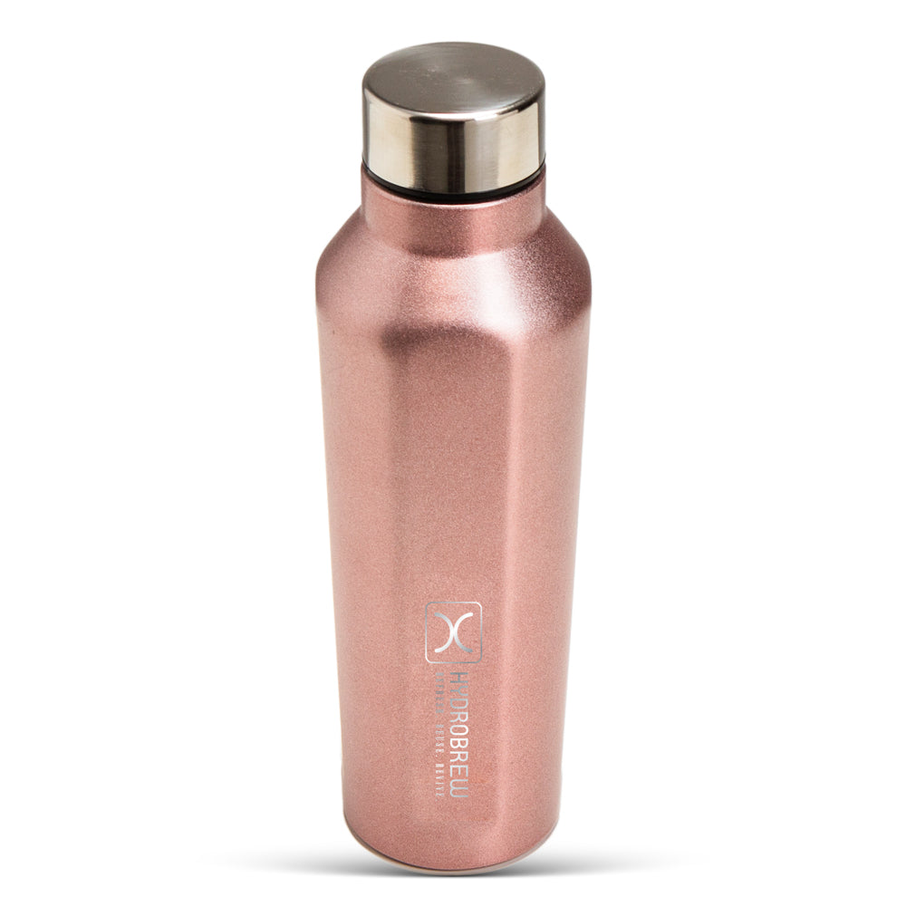 HYDROBREW Steel Water Bottle, 800ml Copper