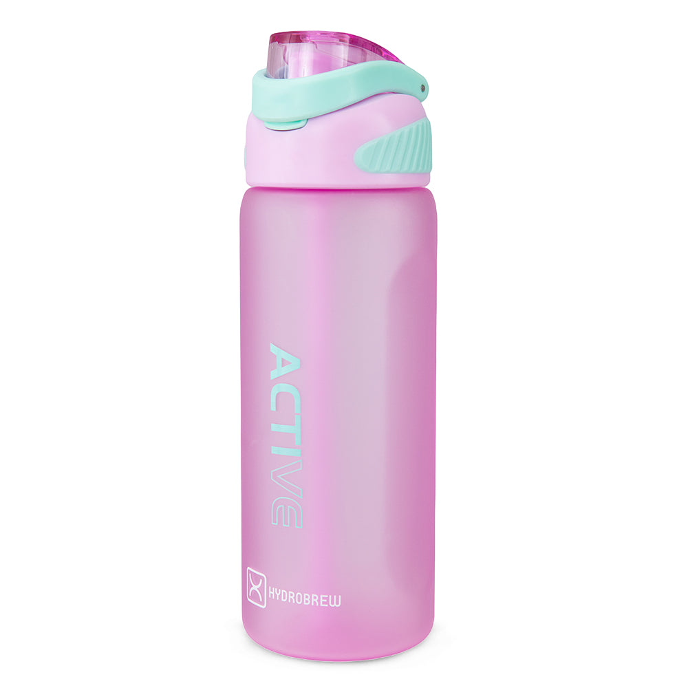 HYDROBREW Sip Switch Tritan Water Bottle 1000ml Leakproof, BPA Free, Straw & Spout Lid- Orchid Mist