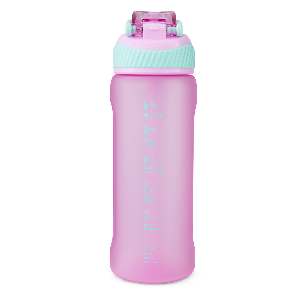 HYDROBREW Sip Switch Tritan Water Bottle 1000ml Leakproof, BPA Free, Straw & Spout Lid- Orchid Mist