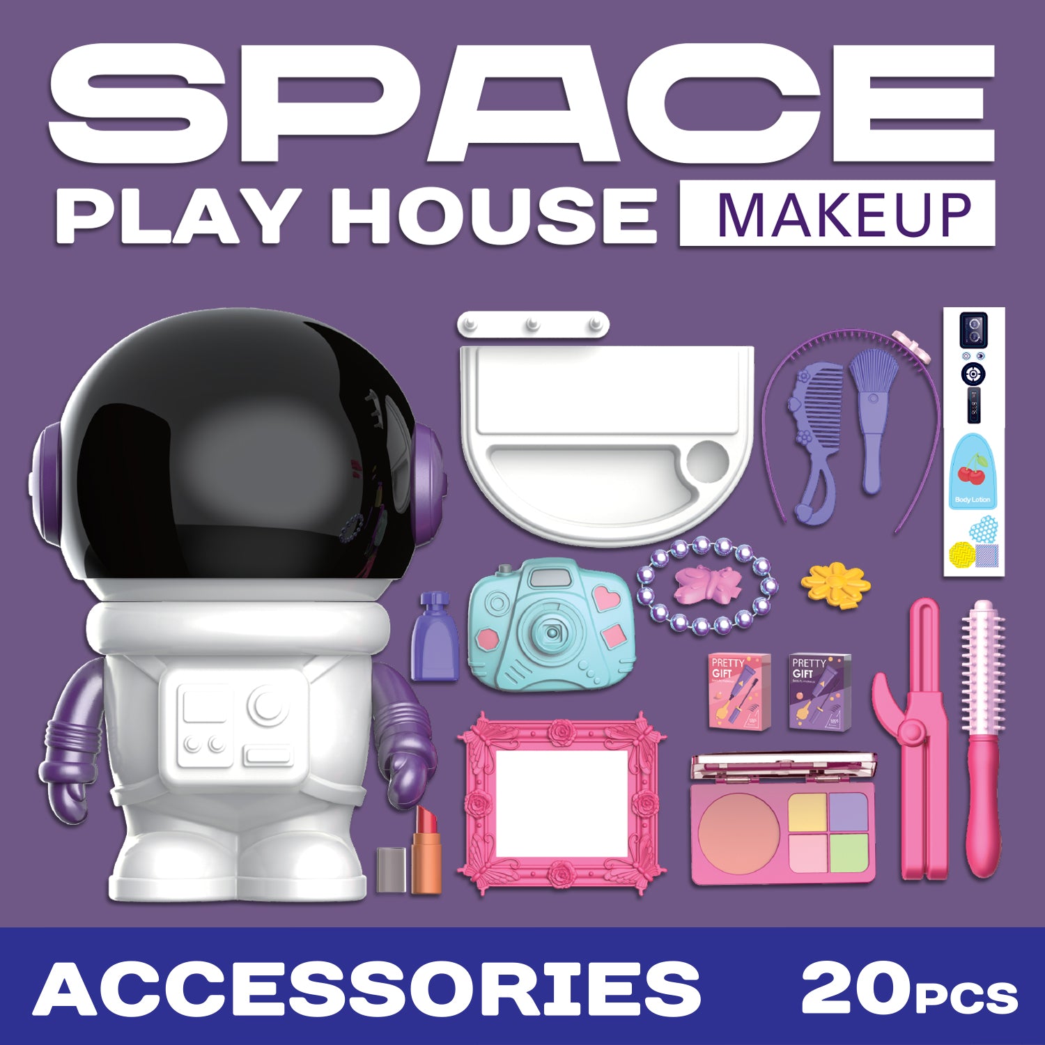 LITTLE STORY 20Pcs Space Pay Set - Multicolor