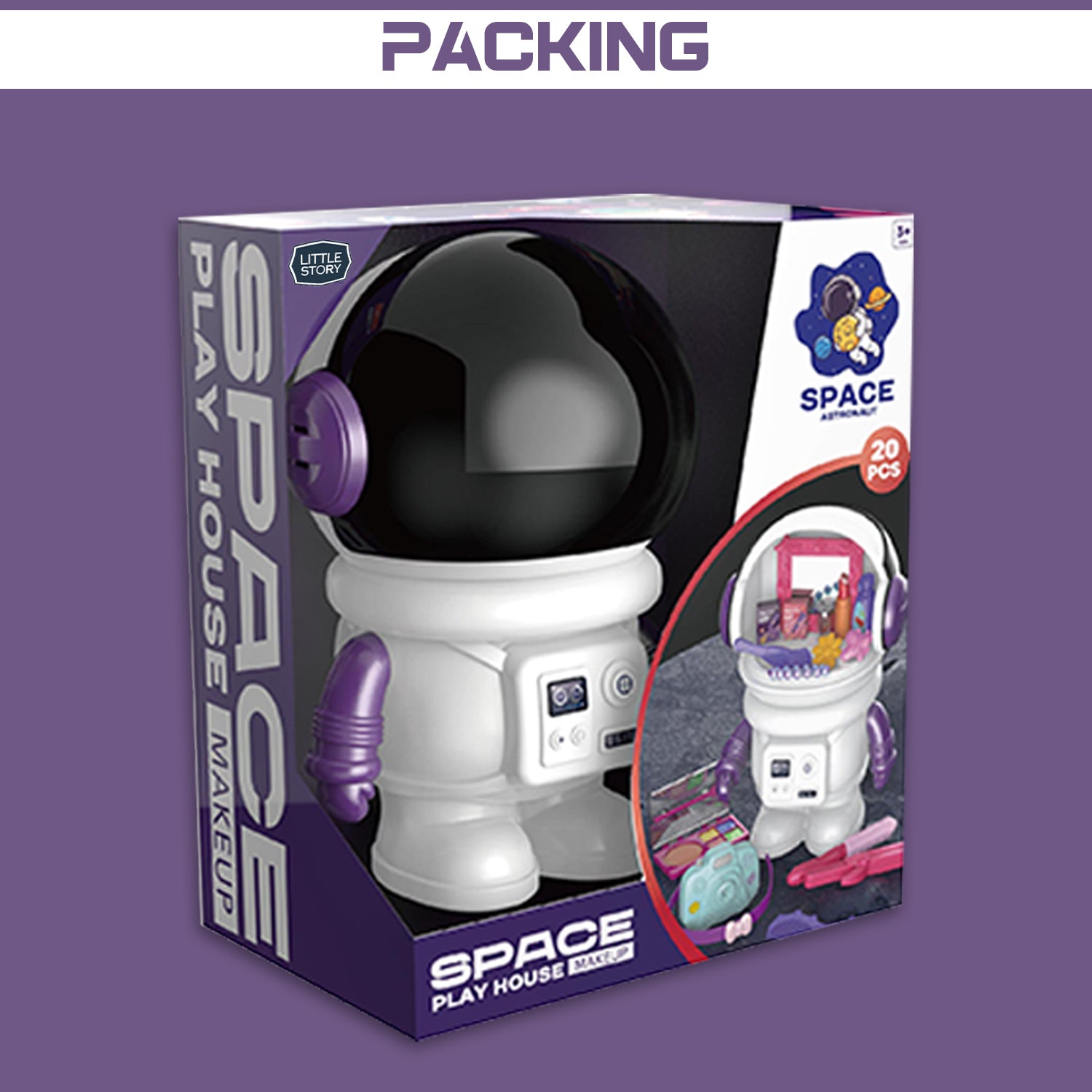 LITTLE STORY 20Pcs Space Pay Set - Multicolor