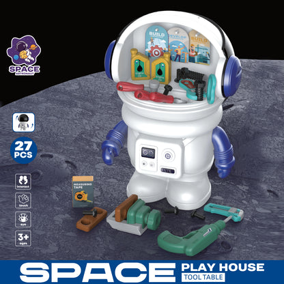 LITTLE STORY 27Pcs Space Tool Table Pay Set - Multicolor