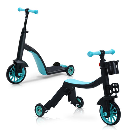 LITTLE STORY Kids Scooter/Balance Bike/Tri Cycle - Green