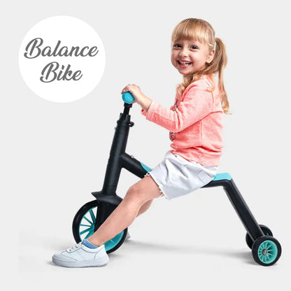 LITTLE STORY Kids Scooter/Balance Bike/Tri Cycle - Green