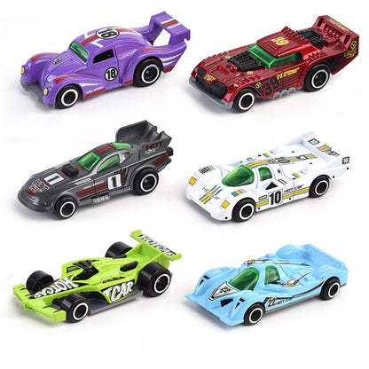 LITTLE STORY Alloy Glide Racer Toy Car (6Pcs) - Multicolor