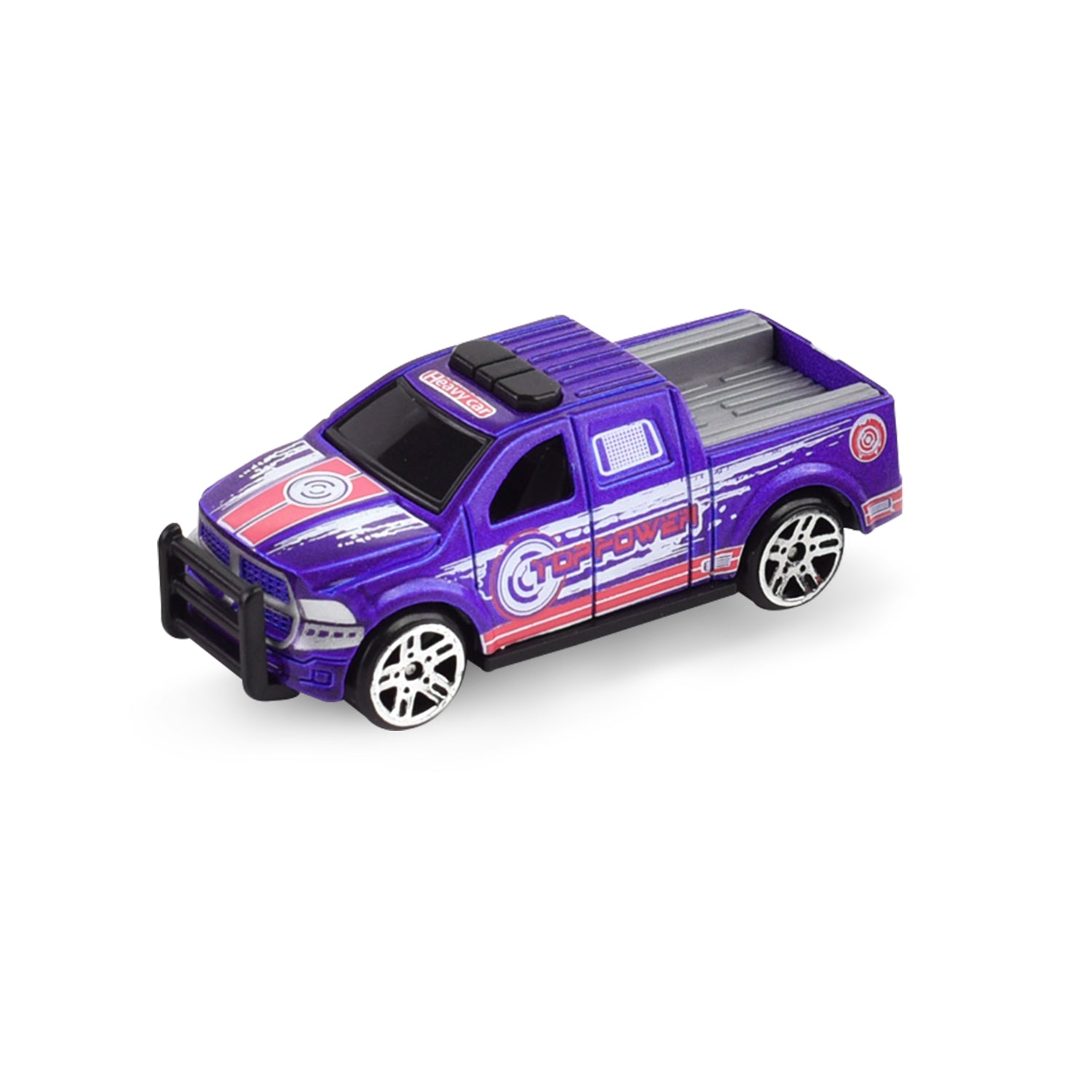 LITTLE STORY Alloy Sliding Pickup Toy Truck (6 Pcs) - Multicolor