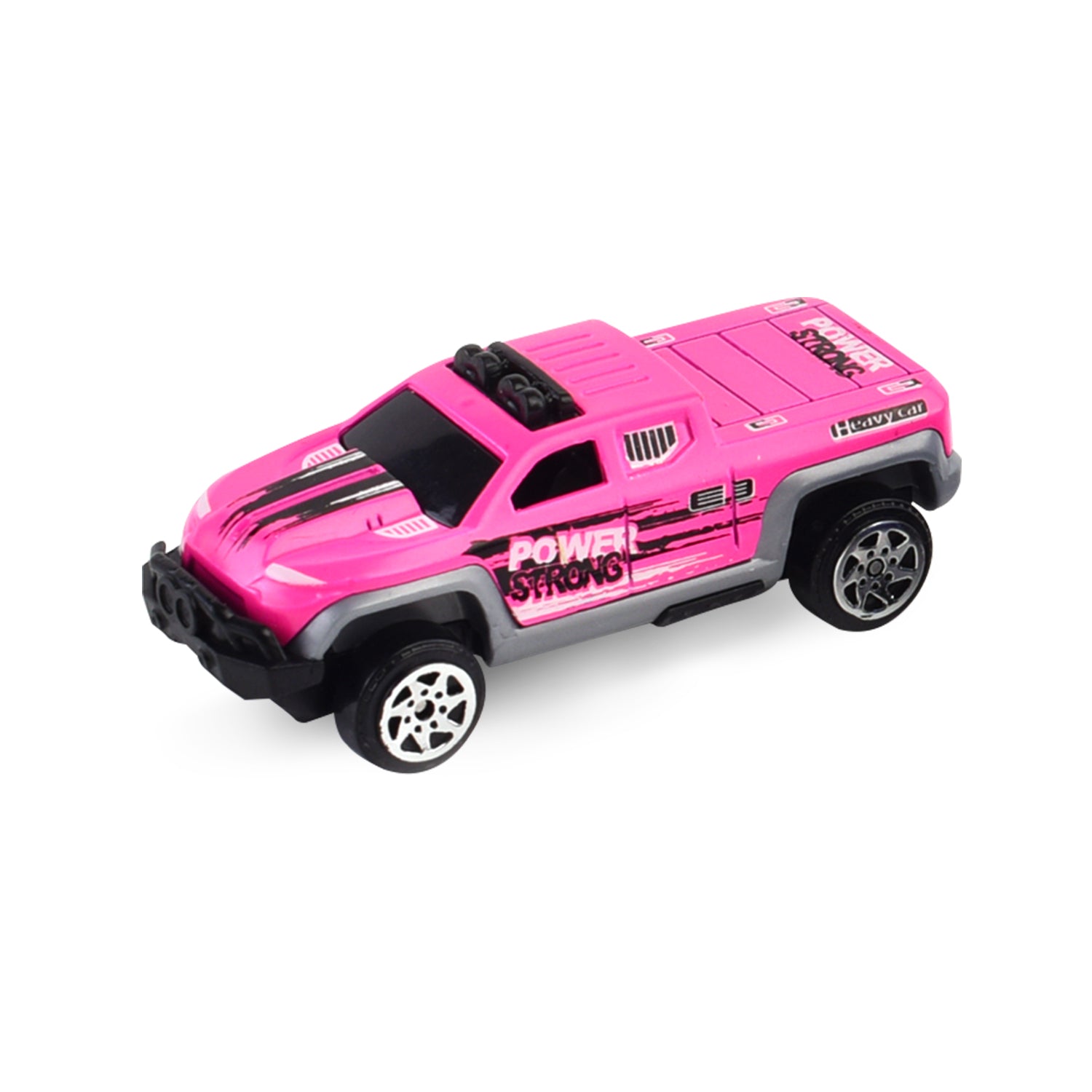 LITTLE STORY Alloy Sliding Pickup Toy Truck (6 Pcs) - Multicolor
