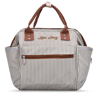 LITTLE STORY Ace Diaper Bag - Ivory