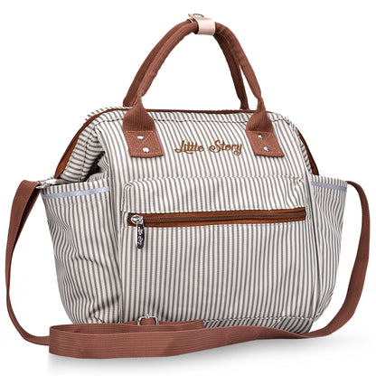 LITTLE STORY Ace Diaper Bag - Ivory