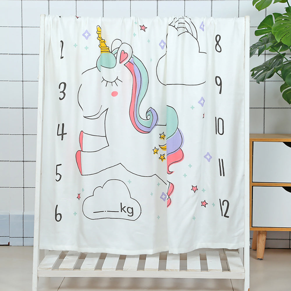 LITTLE STORY Unicorn Blanket - Milestone