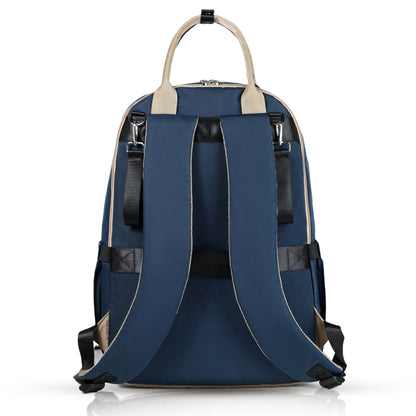LITTLE STORY Kenzie Mom Dad Travel Diaper Backpack - Dark Blue