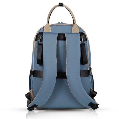 LITTLE STORY Kenzie Mom Dad Travel Diaper Backpack - Blue