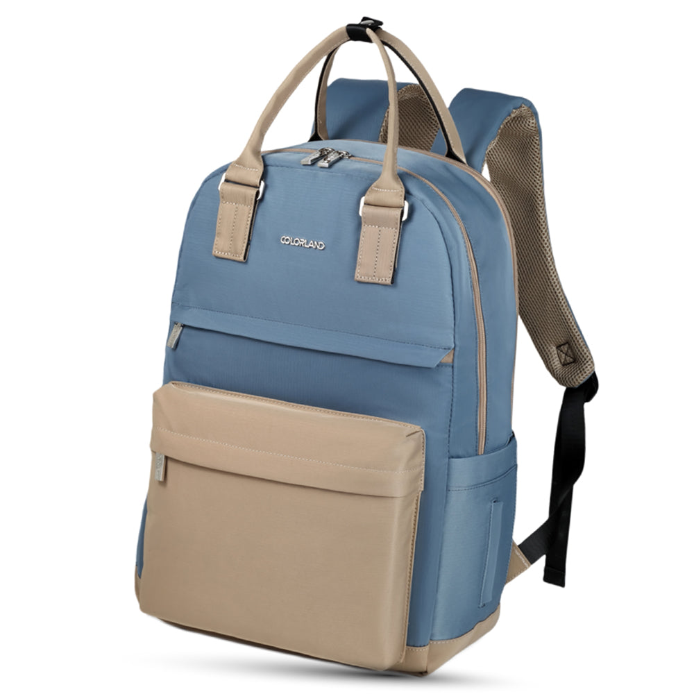 LITTLE STORY Kenzie Mom Dad Travel Diaper Backpack - Blue