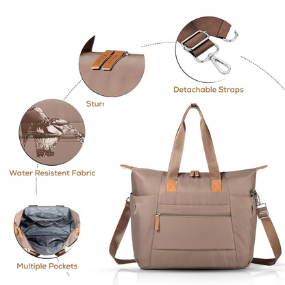 LITTLE STORY Zurich Pack and Go Baby Travel Diaper Bag - Beige