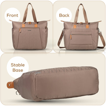 LITTLE STORY Zurich Pack and Go Baby Travel Diaper Bag - Beige