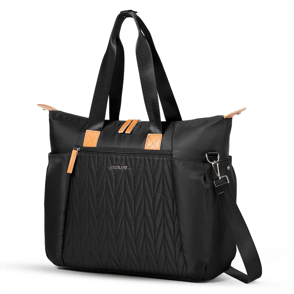 LITTLE STORY Zurich Pack and Go Baby Travel Diaper Bag - Black