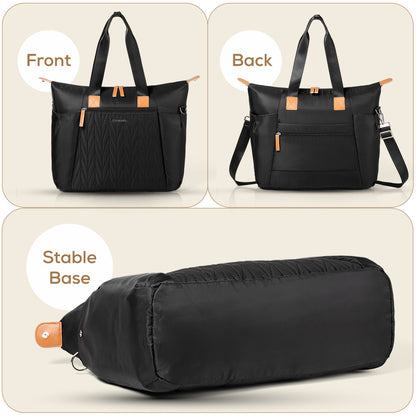 LITTLE STORY Zurich Pack and Go Baby Travel Diaper Bag - Black