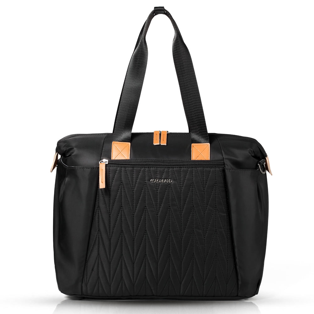 LITTLE STORY Zurich Pack and Go Baby Travel Diaper Bag - Black