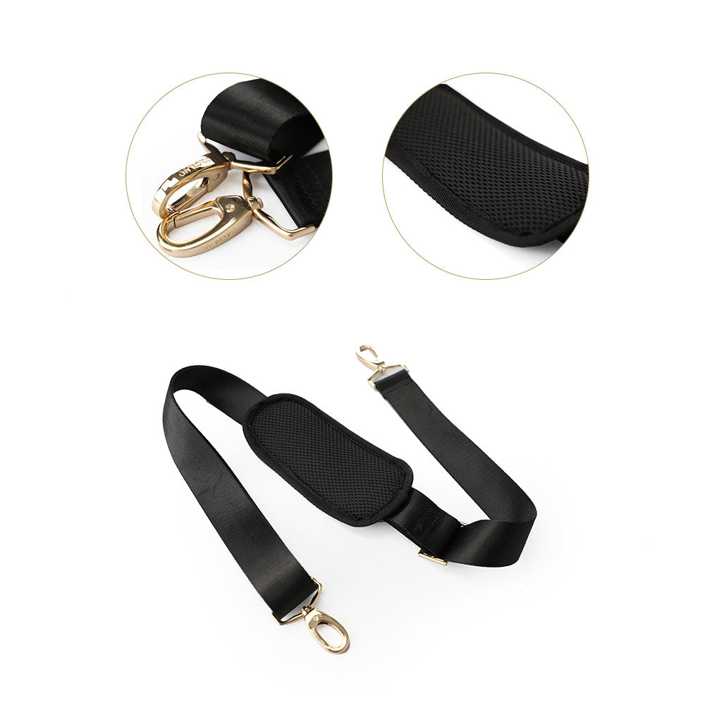 LITTLE STORY Zera Mom Dad Diaper Bag - Black